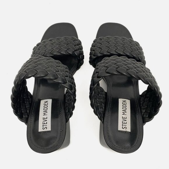 Steve Madden Daphnee Braided Block Heel Sandal - Size 10 - Picture 3 of 5